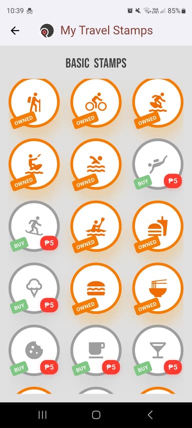 Collect Activity Stamps
